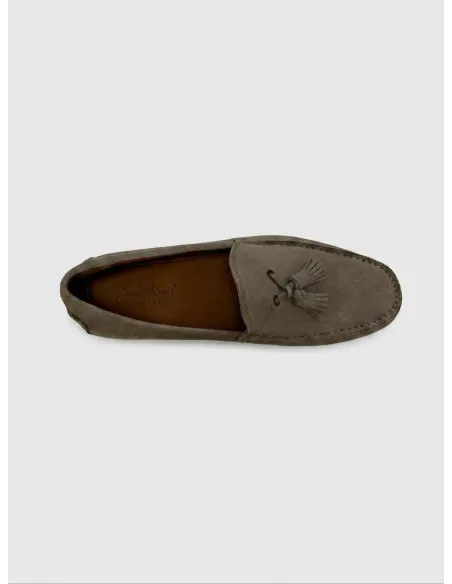 Driver de Gamuza Camel con Borla