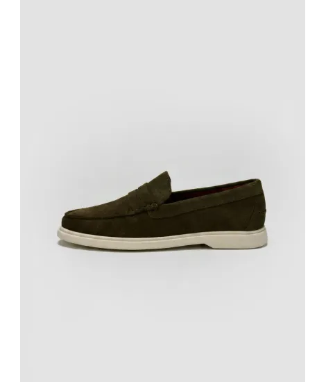 Loafer Verde com Sola Branca 2