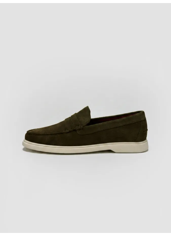 Loafer Verde com Sola Branca