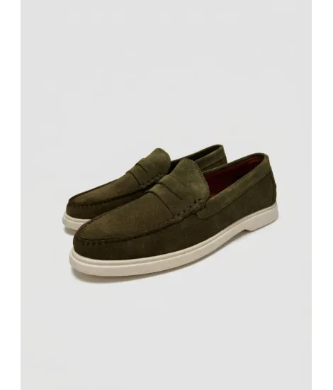 Loafer Verde com Sola Branca