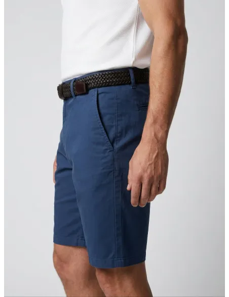 INDIGO BLUE SHORTS | JOHN TWEED TAILORED