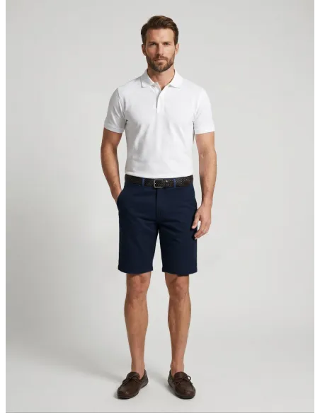 NAVY BLUE SHORTS | JOHN TWEED TAILORED