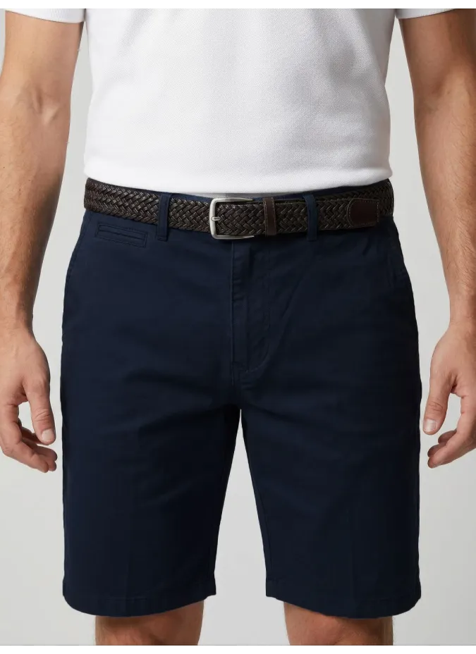 Bermuda Azul Marino | Pantalones Verano | JOHN TWEED