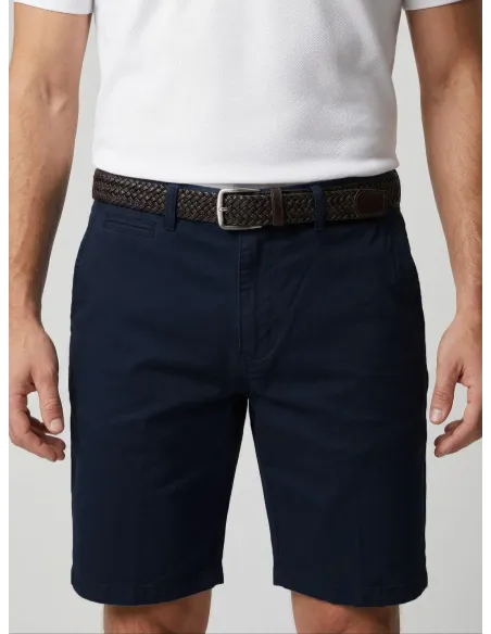 NAVY BLUE SHORTS | JOHN TWEED TAILORED