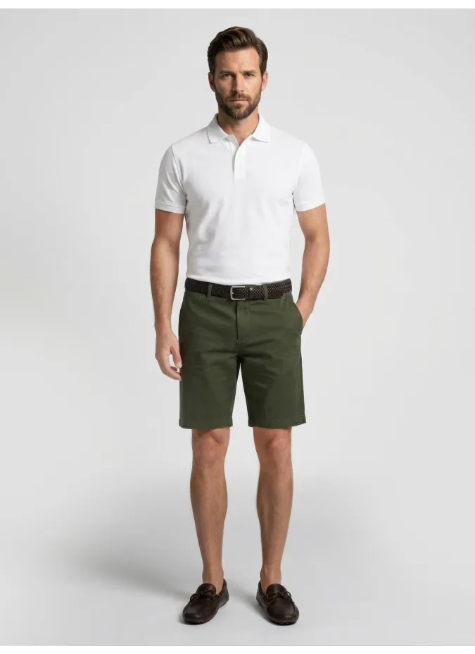 GREEN SHORTS | JOHN TWEED TAILORED