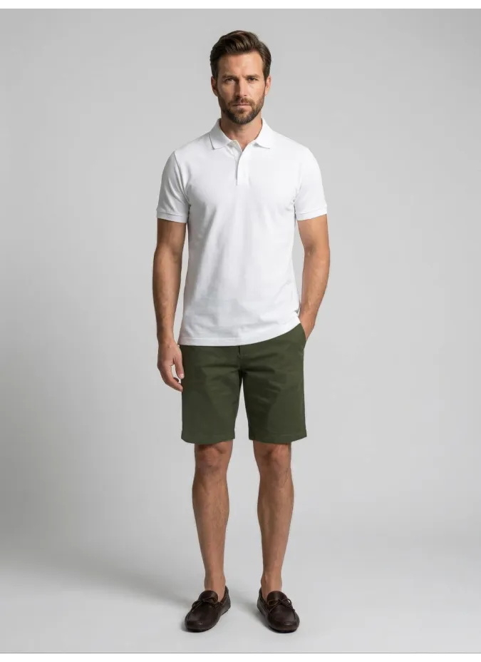 GREEN SHORTS | JOHN TWEED TAILORED