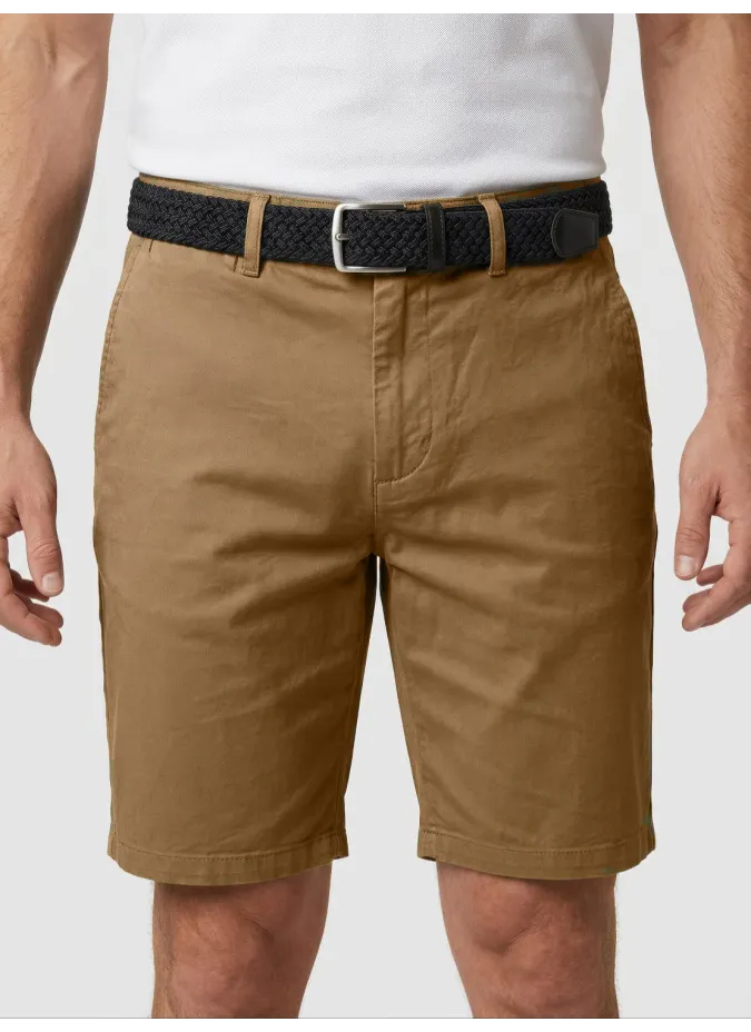 CAMEL SHORTS | JOHN TWEED TAILORED