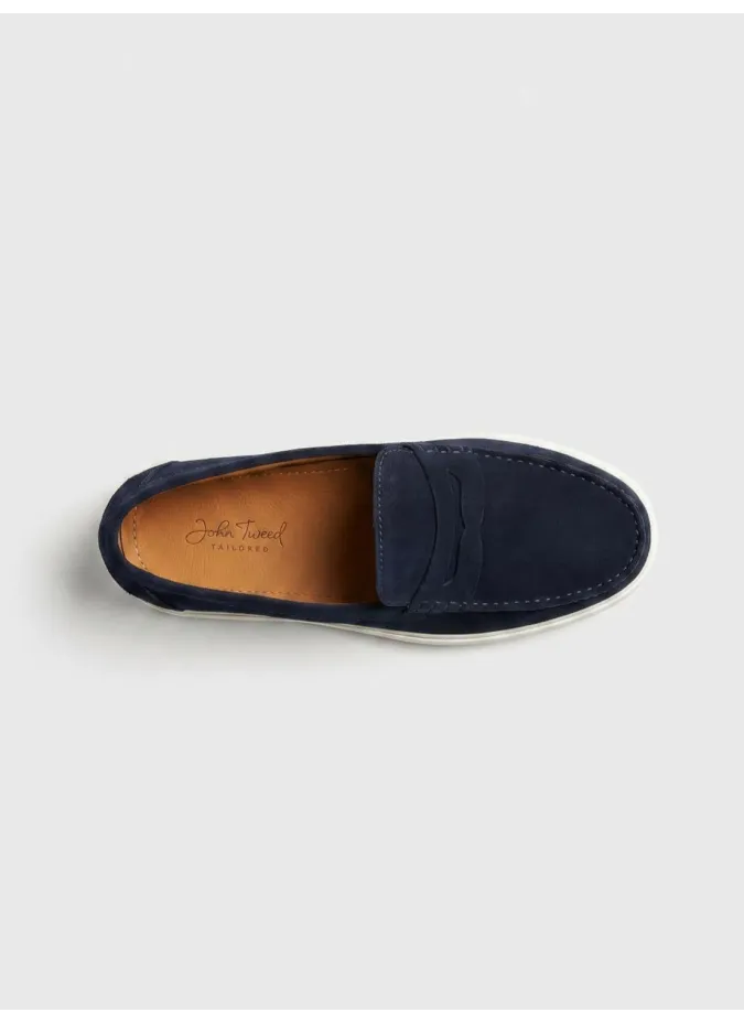 Loafer Azul com Sola Branca
