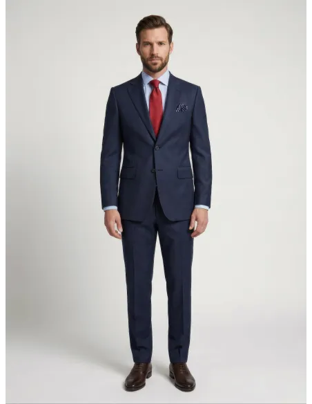 Navy Blue Pic Pic Suit