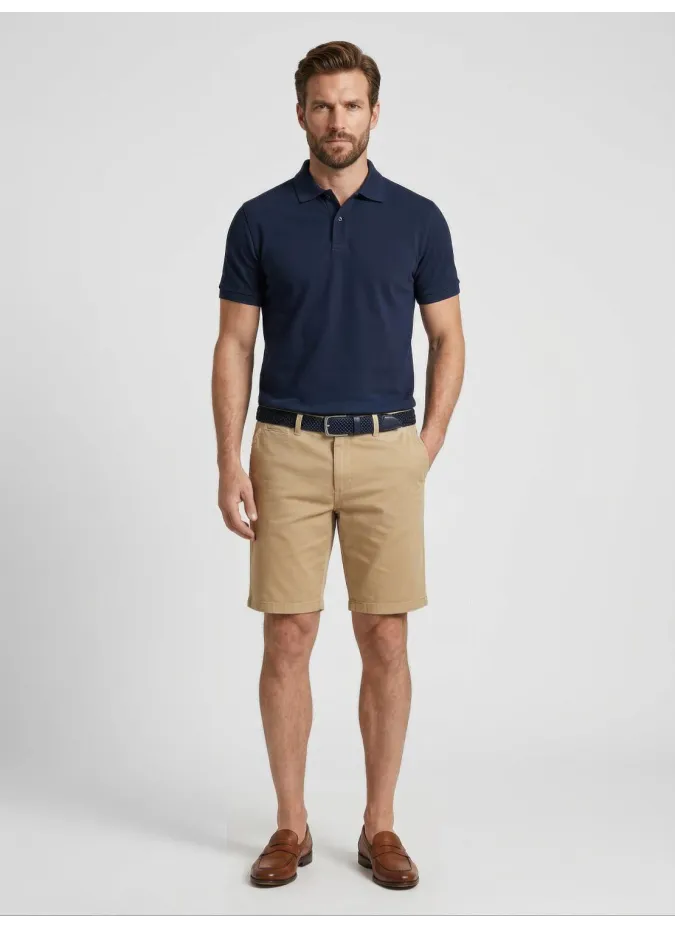 BEIGE SHORTS | JOHN TWEED TAILORED