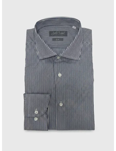 Classic Blue Striped Shirt