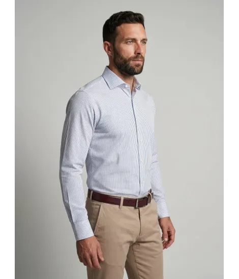 Classic White Striped Shirt
