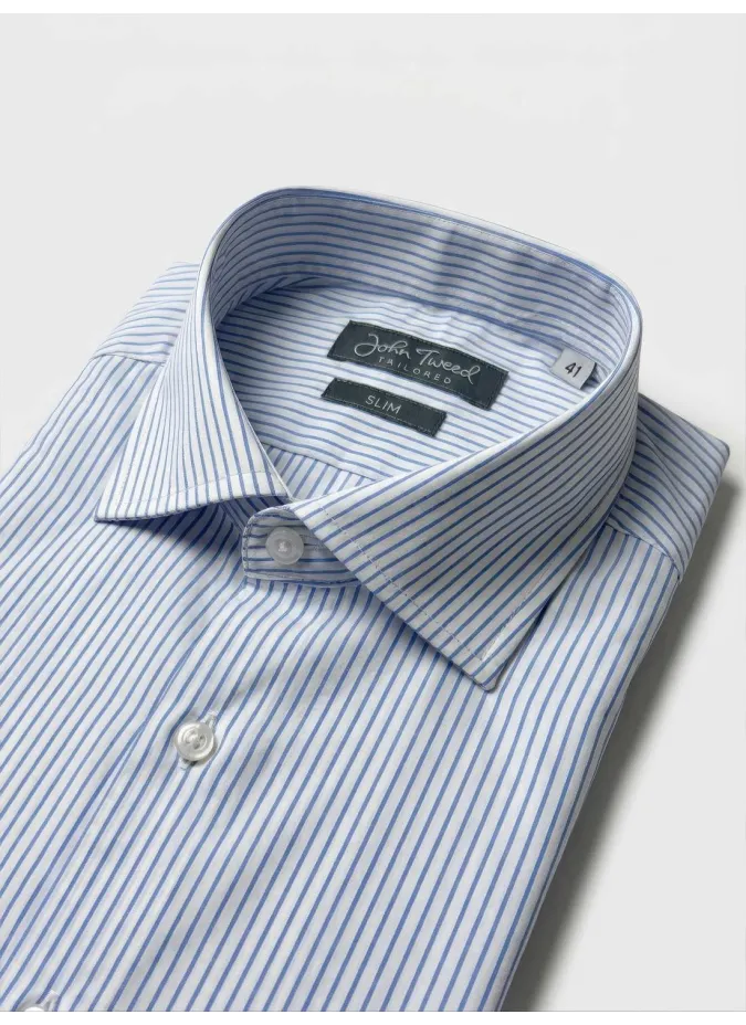 Classic White Striped Shirt
