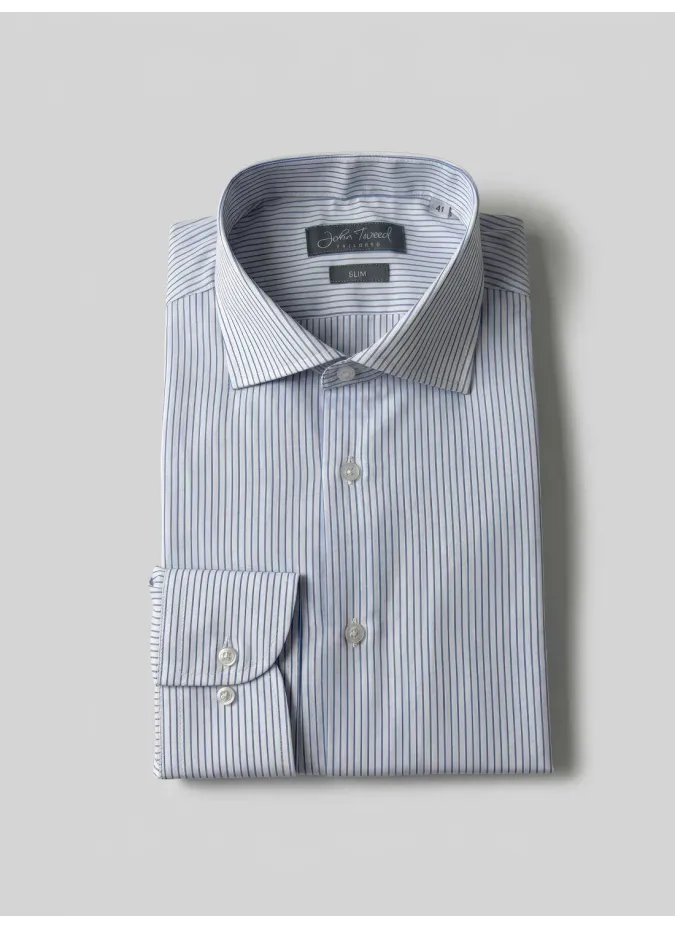 Classic White Striped Shirt