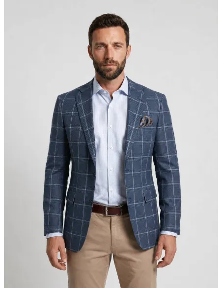Camisa Clássica Branca com Risca