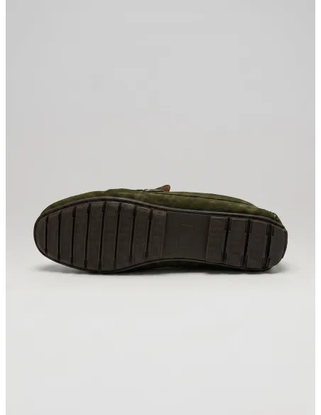 Green Driver Flat Cap with Charm