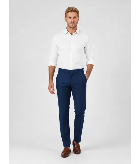 Blue Wool Trousers
