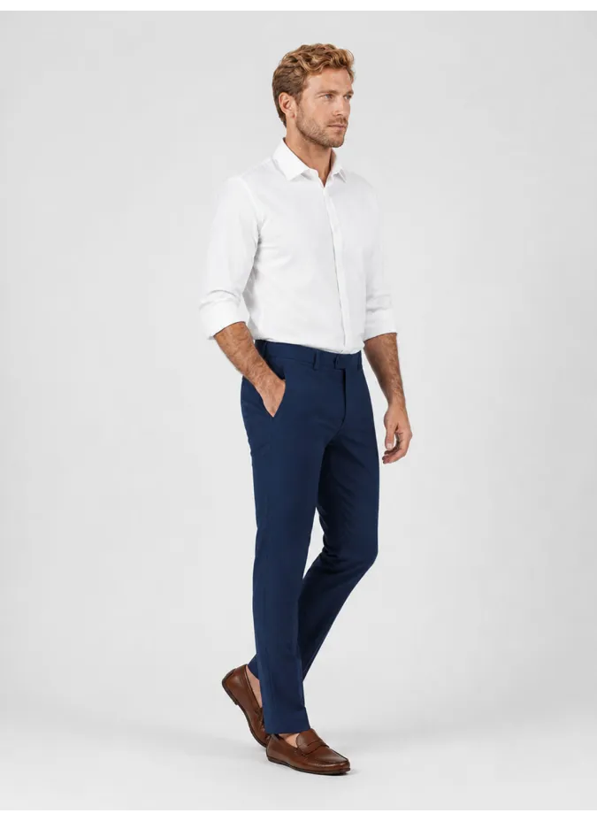 Blue Wool Trousers