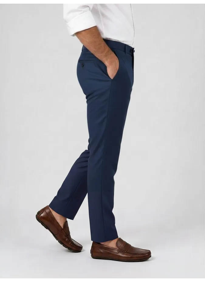 Blue Wool Trousers