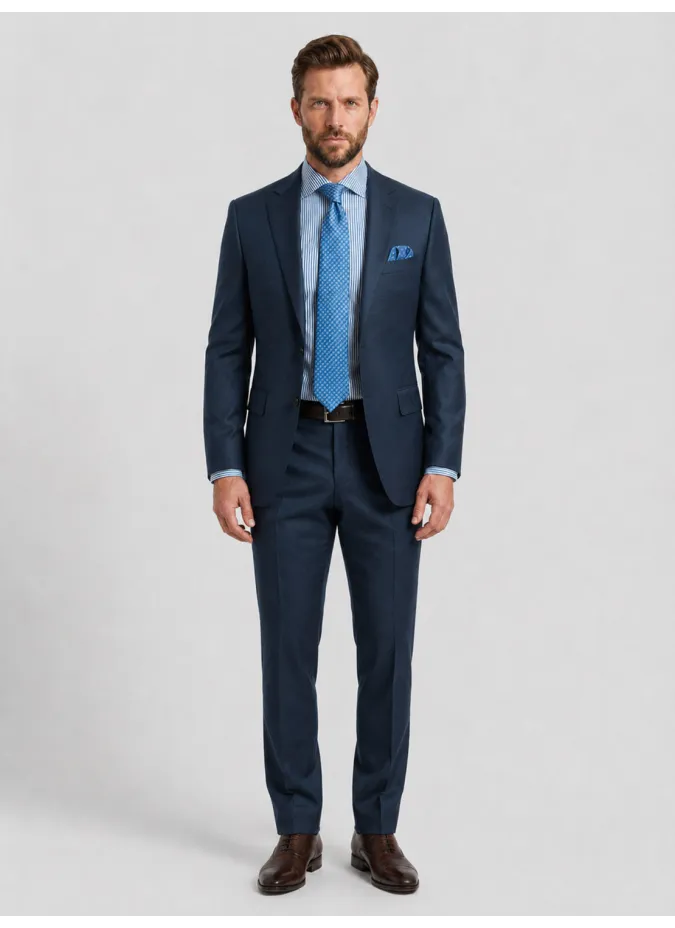 Navy Wool Suit