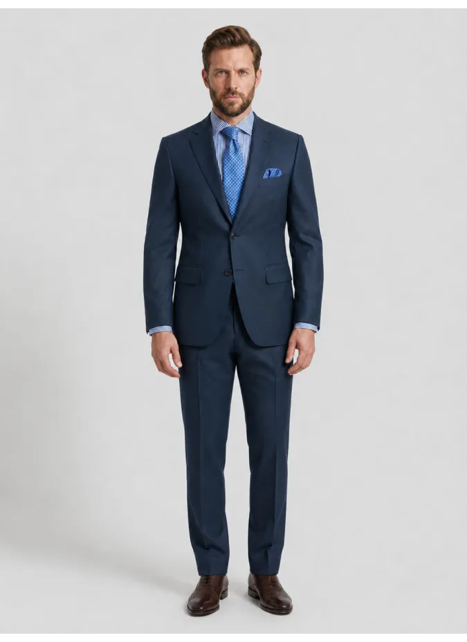 Navy Wool Suit