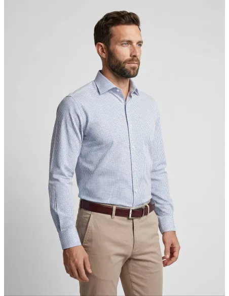 Camisa Clássica com Xadrez