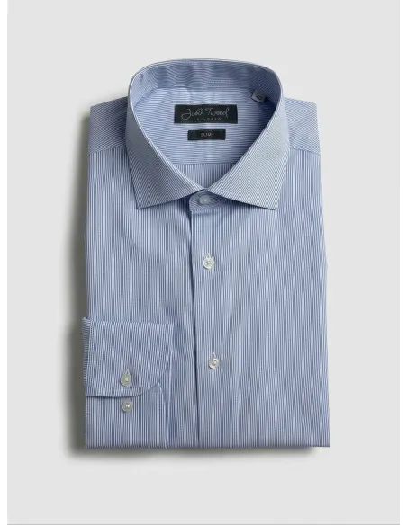 Classic Light Blue Stripe Shirt