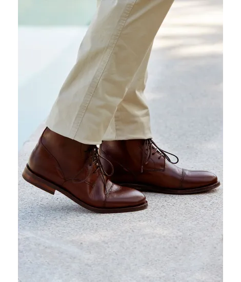 Bota Oxford Piel Marrón