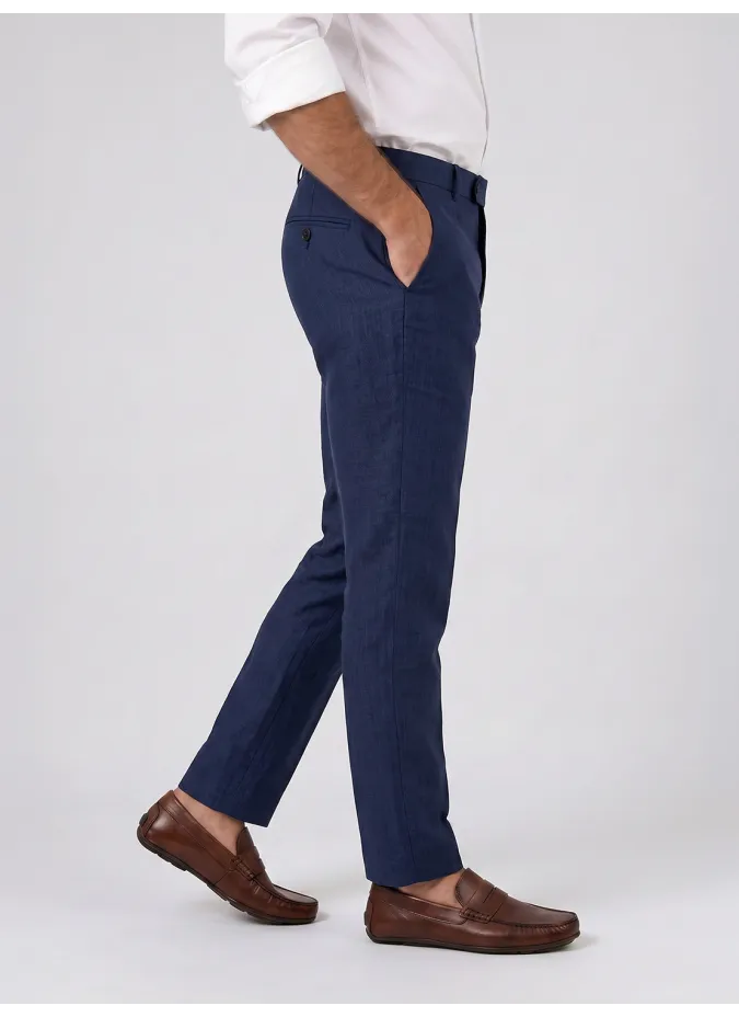 Pinpoint Wool Trousers
