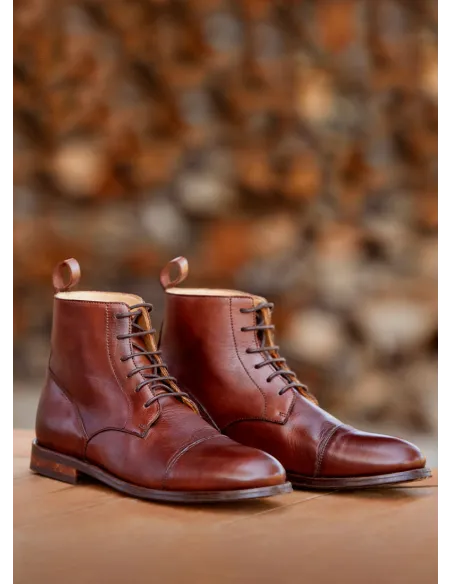 Bota Oxford Piel Marrón