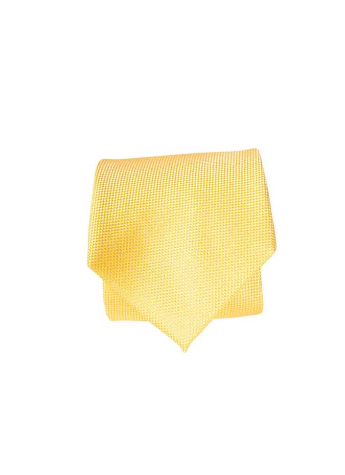 Corbata de Seda Amarilla