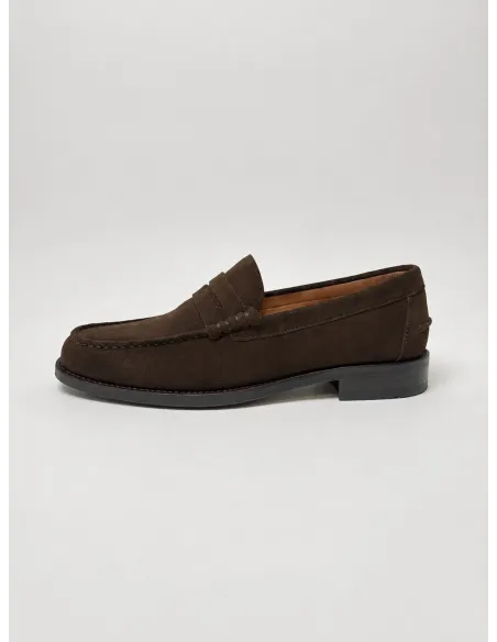 Brown Suede Glove Shoe