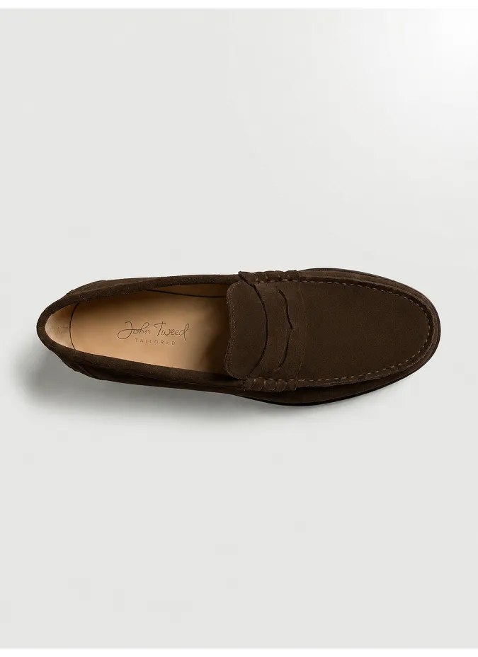 Zapato Tipo Guante de Ante Marrón