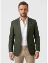 Plain Brown Wool Blazer