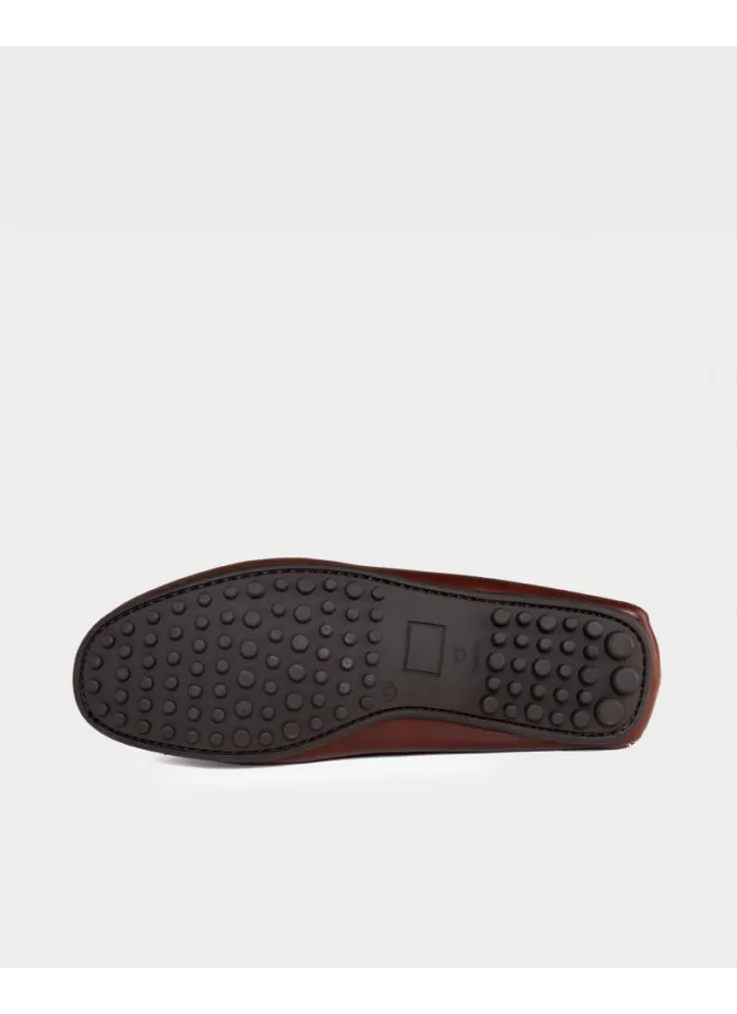 Mocasines Borlas Marron