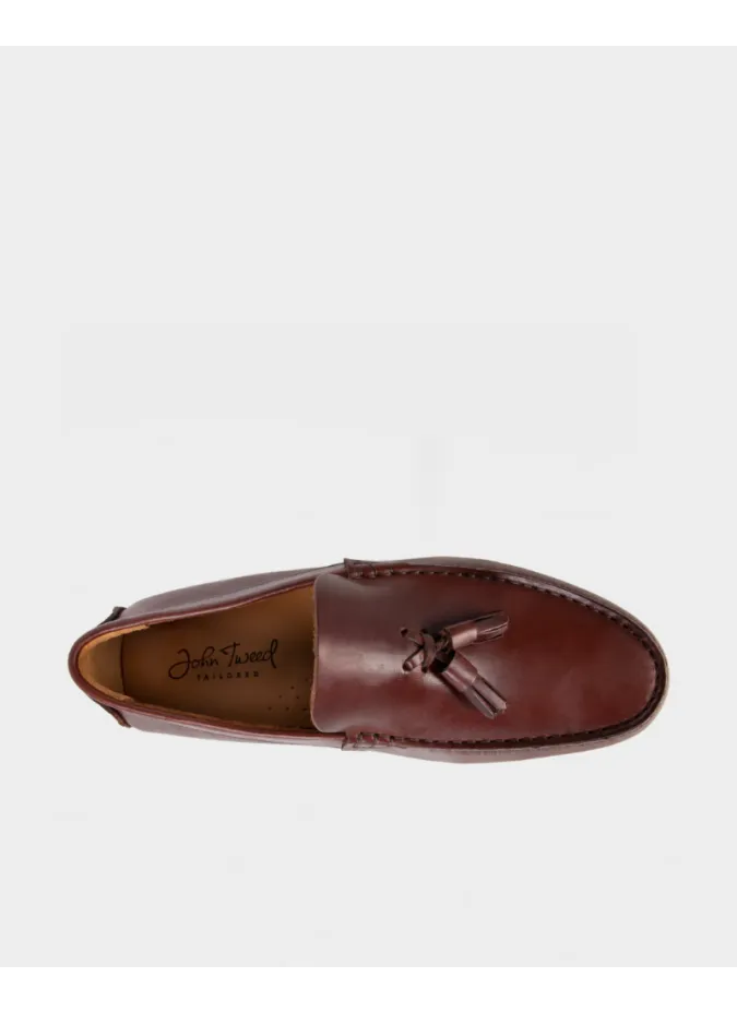 Mocasines Borlas Marron
