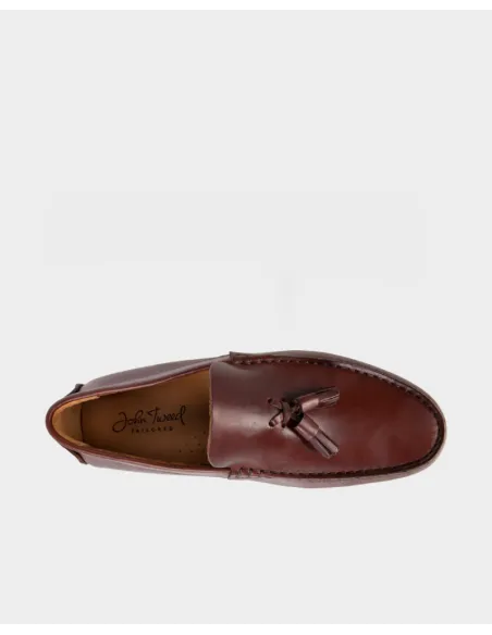 Mocasines Borlas Marron