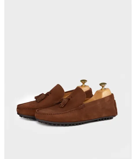 Mocasines Borlas Camel