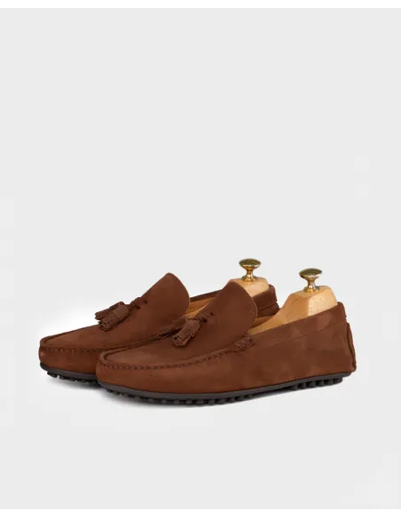 Mocasines Borlas Camel