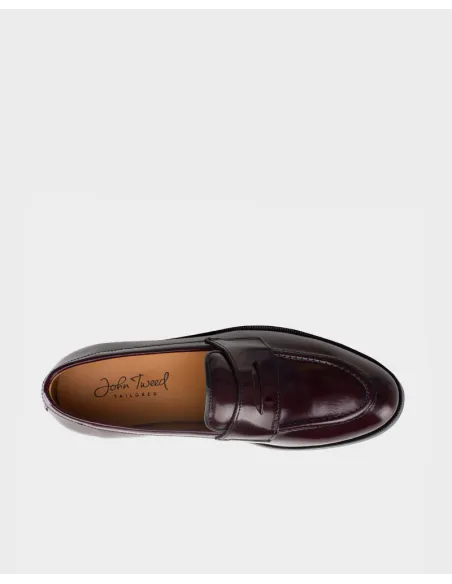 Zapatos Piel Burdeos