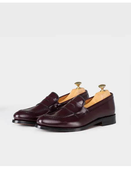 Zapatos Piel Burdeos