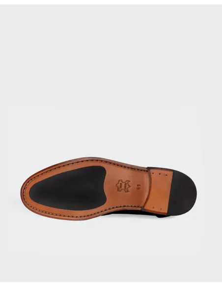 Sapato Dupla Fivela Castanho | JOHN TWEED TAILORED