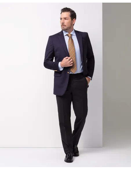 BLUE WOOL BLAZER| JOHN TWEED TAILORED