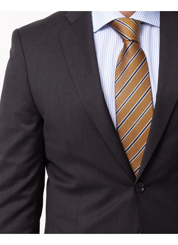 GREY WOOL SUIT | JOHN TWEED TAILORED