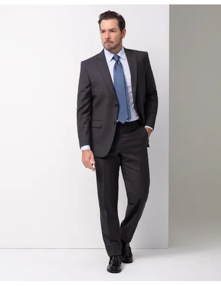 Traje de Lana Pied Poule Gris| JOHN TWEED